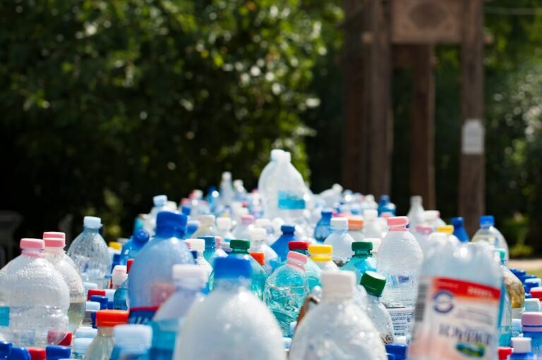 Plastic bottles microplastics water pollution health risks environment